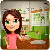 Dream Home Cleaning: Princess House Clean up Games icon