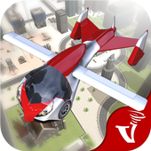 Flying Car Driving Simulation icon