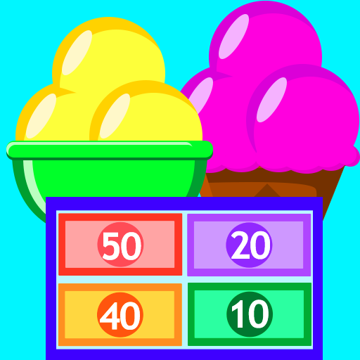 ice cream shop cashier game icon