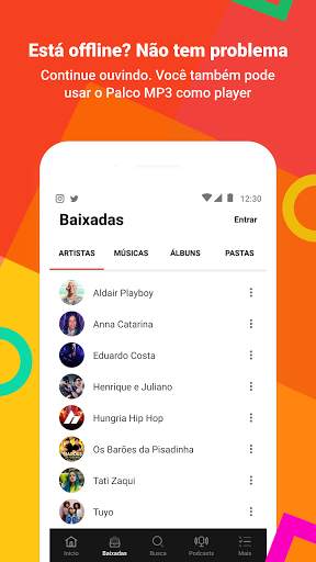 Palco MP3: player pra ouvir e baixar música grátis screenshot 3