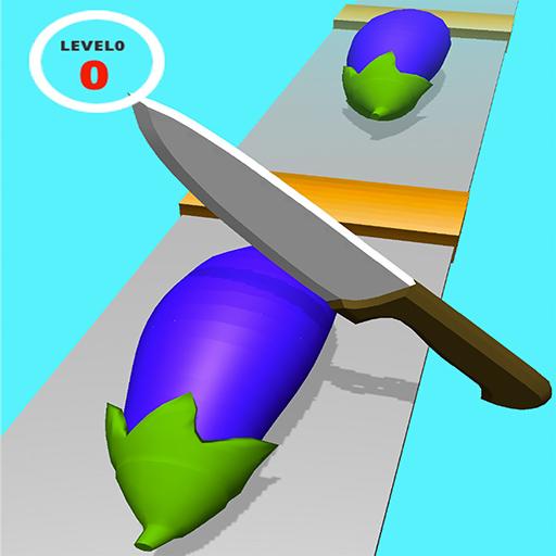 Perfect Cut Fruit Slice - Veggie Slicer Knife Game icon