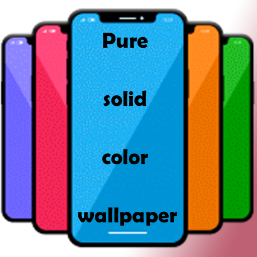 Pure solid color wallpaper icon
