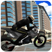 Police Bike 3D : Crime City Robber Chase Simulator icon