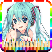 Anime Manga Coloring Books icon