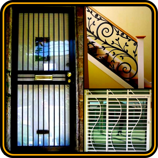 window trellis balcony steel railing balcony grill icon