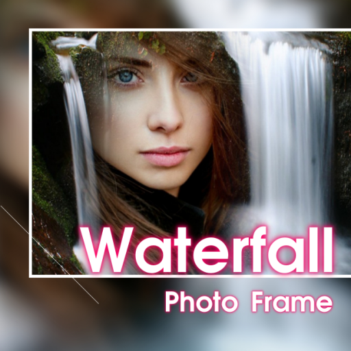 Beautiful Waterfall Photo Frames Greeting Cards icon