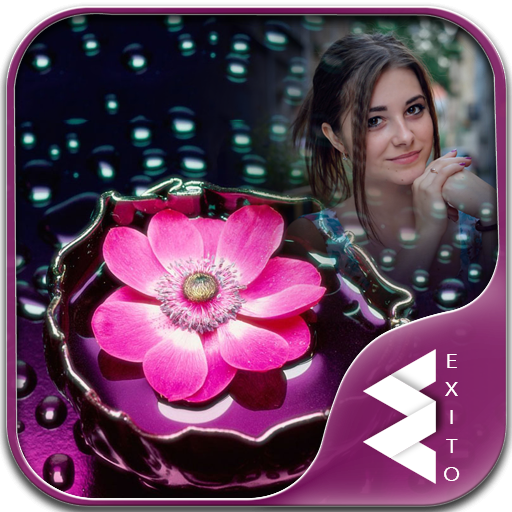 Pink Flower Photo Frames icon