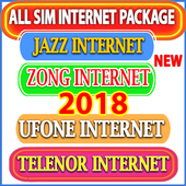 All Sim Internet 3g-4g Packages 2018 icon