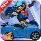 Super Robot Cotobot Car Racing Game icon