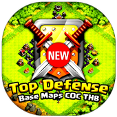 TOP Defense Base COC TH8 icon