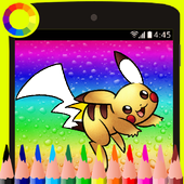 Coloring Cartoon Book Art Game icon