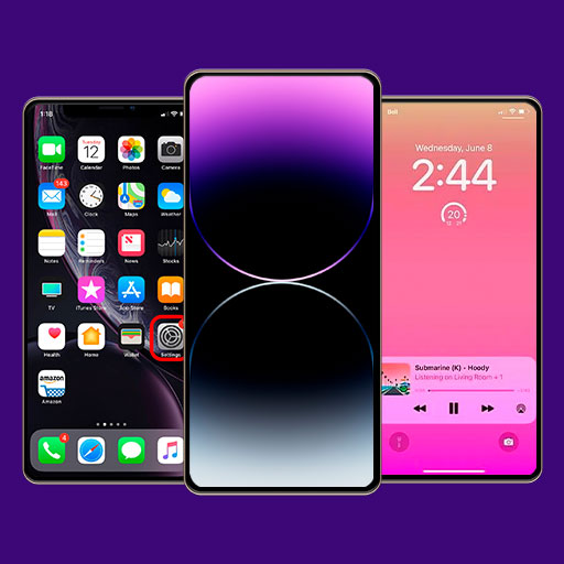 iOS Launcher -Widgets &amp; Themes icon