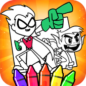 Teen Coloring Titans Go icon