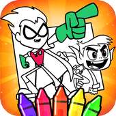 Teen Coloring Titans Go