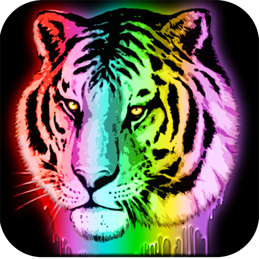 Neon Animals Wallpaper HD icon
