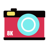 8K camera - pro hd with filters icon