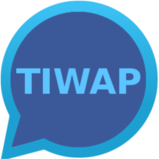 Tiwap Blue Emoji Text icon