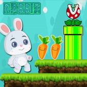 cut rabbit adventure icon