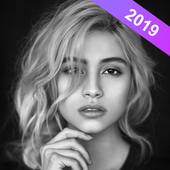 Black and White Camera icon