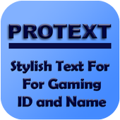 PROTEXT- Stylish and Fancy text fonts for PUBG icon