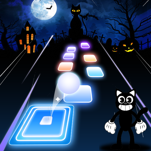 Cartoon Cat Hop Tiles Scary Cat Dog Song icon