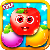 Fruit sugar crush icon