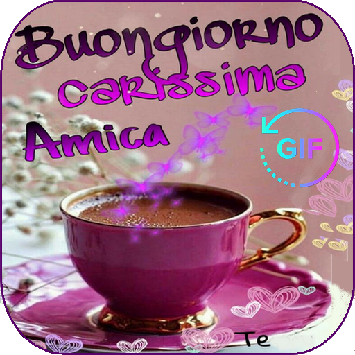 Buongiorno e buenanotte gratis &amp; amore sfondo GIF icon
