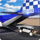 Police Airplane Transport Car