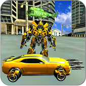 Super Mech Warrior Robot: Muscle Car Transformer icon