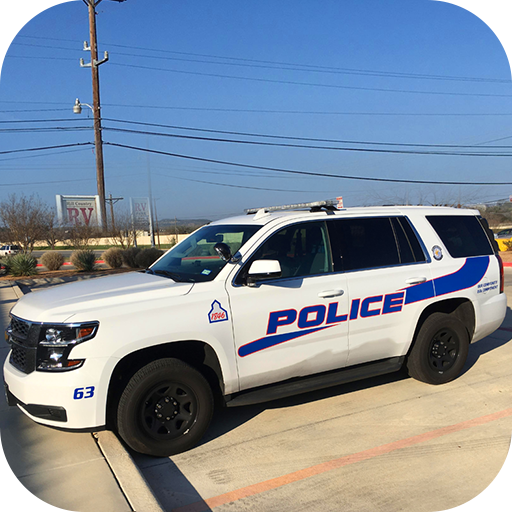 Modern Police Car Parking 3d icon