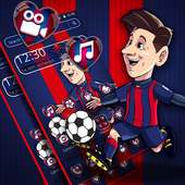 Cartoon Barcelona Football Theme on 9Apps