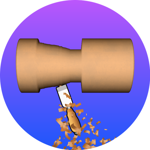 Lathe machine simulator - wood turning icon