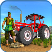 Indian Farming Heavy Tractor 3D Simulator 2019 icon