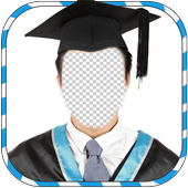 صورتك في زي التخرج للرجال أيقونة