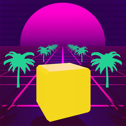 Cube Rush The Rushing: The Synthwave Arcade Racer icon