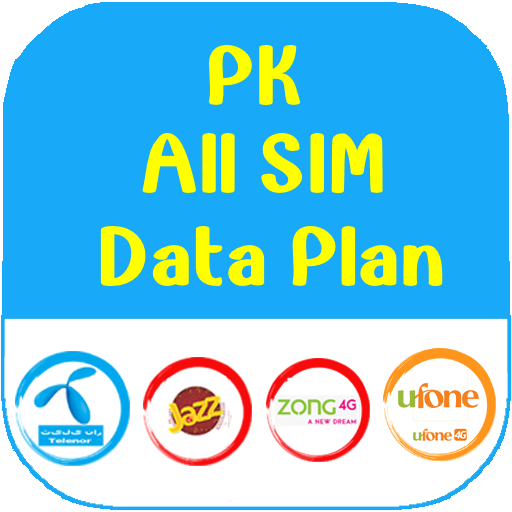 PK-All SIM Data Plan icon