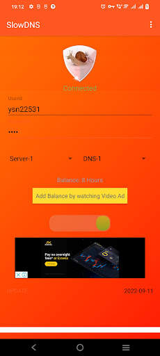 VPN Over DNS  Tunnel : SlowDNS screenshot 2