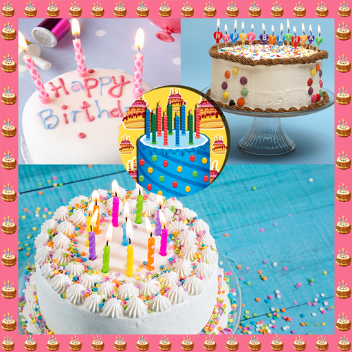 Birthday Cake Photo Collage icon