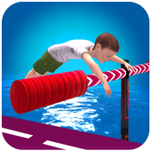 Kids Stunts Water Park Jumping Simulator Game icon