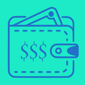 Earn money online at home icon