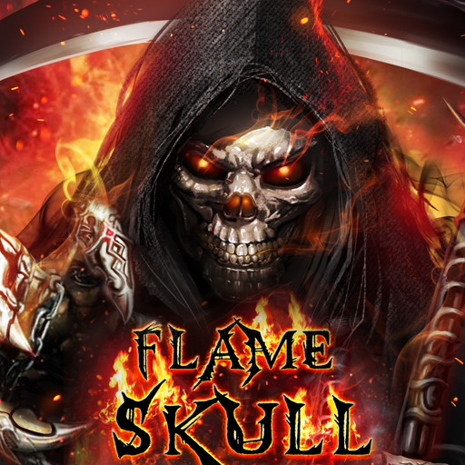 Flaming Fire Skull Reaper Theme icon