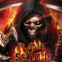 Flaming Fire Skull Reaper Theme on 9Apps