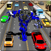 Robot Transform Traffic Racer icon