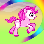My  Pinkie Unicorn Dash Rainbow pony magic jump icon