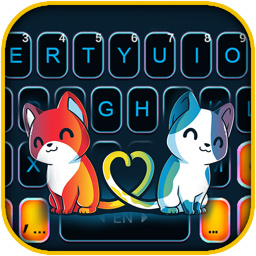 Cute Cat Love Keyboard Theme icon
