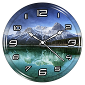Mountains Clock Live Wallpaper icon
