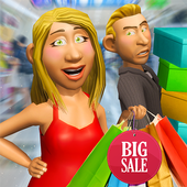 Idle Supermarket Shopping Mall- Family Games 3D icon