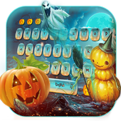 Happy Halloween keyboard icon