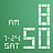 LED Clock Widget (Std:White) icon