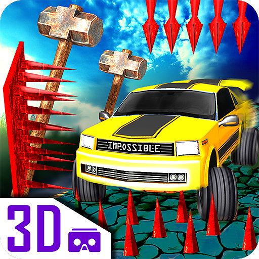 Impossible car escape 3d stunts Speed Racing mania icon